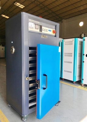 OOD-9 6.4KW ড্রাইং ইন্ডাস্ট্রিয়াল ওভেন প্লাস্টিক গ্রানুলস রজন ক্যাবিনেট ট্রে ড্রায়ার