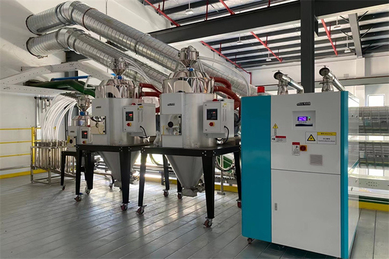 OMCS-20 সেন্ট্রাল ড্রাইং সিস্টেম ফিডিং মিক্সিং প্লাস্টিক হ্যান্ডলিংয়ের জন্য কাস্টমাইজড