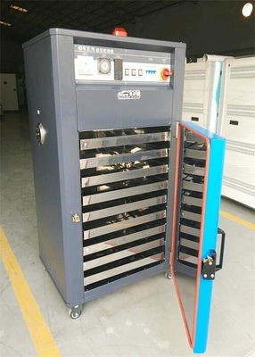 OOD-9 6.4KW ড্রাইং ইন্ডাস্ট্রিয়াল ওভেন প্লাস্টিক গ্রানুলস রজন ক্যাবিনেট ট্রে ড্রায়ার
