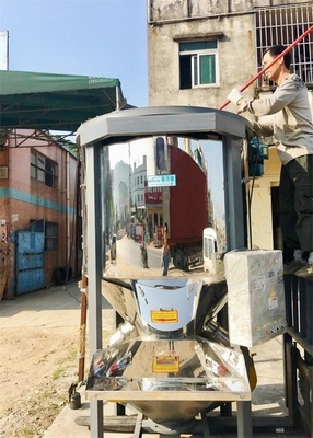 ধূসর উল্লম্ব প্লাস্টিক গ্রানুলস মিক্সার মেশিন স্টেইনলেস স্টীল OVM-2000