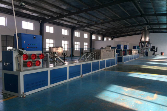 PP Polypropylene প্লাস্টিক টেপ ব্যান্ড স্ট্র্যাপ উত্পাদন লাইন 100% পুনর্ব্যবহৃত উপাদান ব্যবহার করে