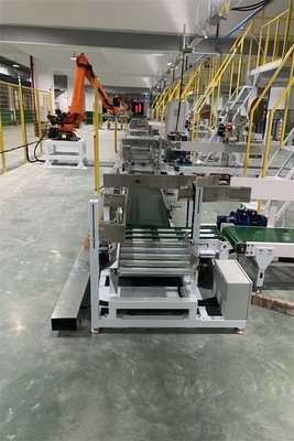 PLC কন্ট্রোল স্ট্যাকিং ওয়েইং প্যাকেজিং মেশিন সেমি অটো প্লাস্টিক পেলেটের জন্য
