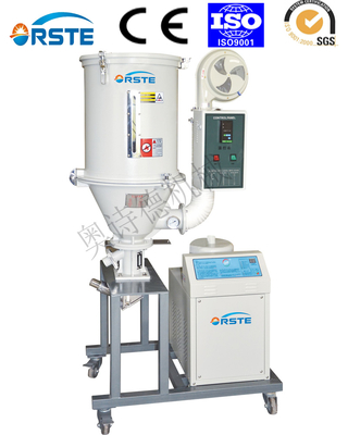 35KW PET প্লাস্টিক ক্রিস্টালাইজার 0-200℃ তাপমাত্রা পরিসীমা এবং এয়ার কুলিং সহ