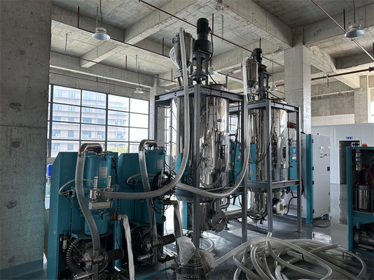 এয়ার কুলিং 4-30KW পোষা প্রাণী ক্রিস্টালাইজিং মেশিন স্বয়ংক্রিয় পরিষ্কারের সাথে প্লাস্টিকের ক্রিস্টালাইজার