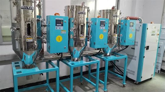 অতিরিক্ত উত্তাপ ওভারলোড সুরক্ষা Dehumidifying Hopper Dryer শক্তি সঞ্চয়